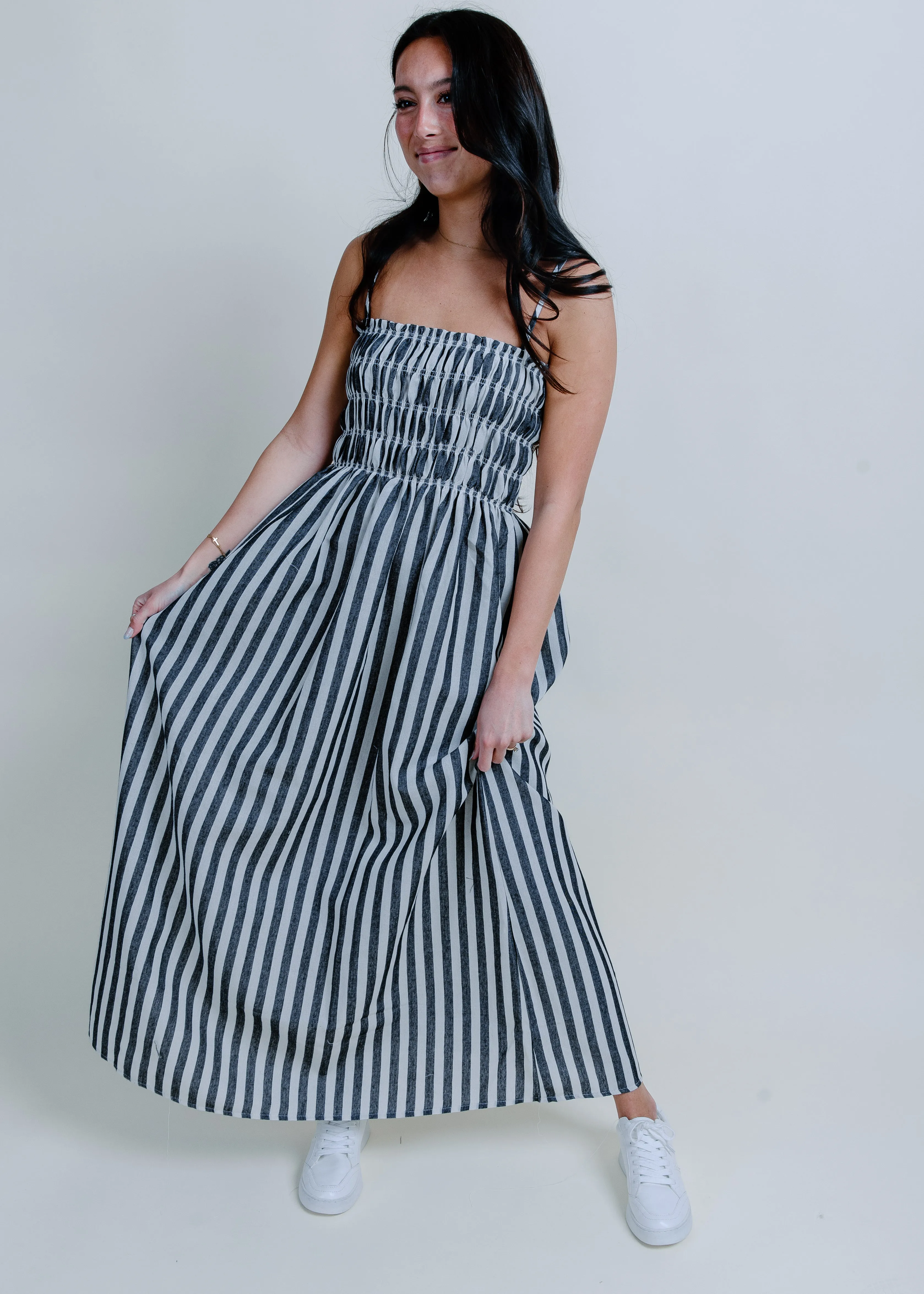 Sun And Sand Striped Maxi Dress