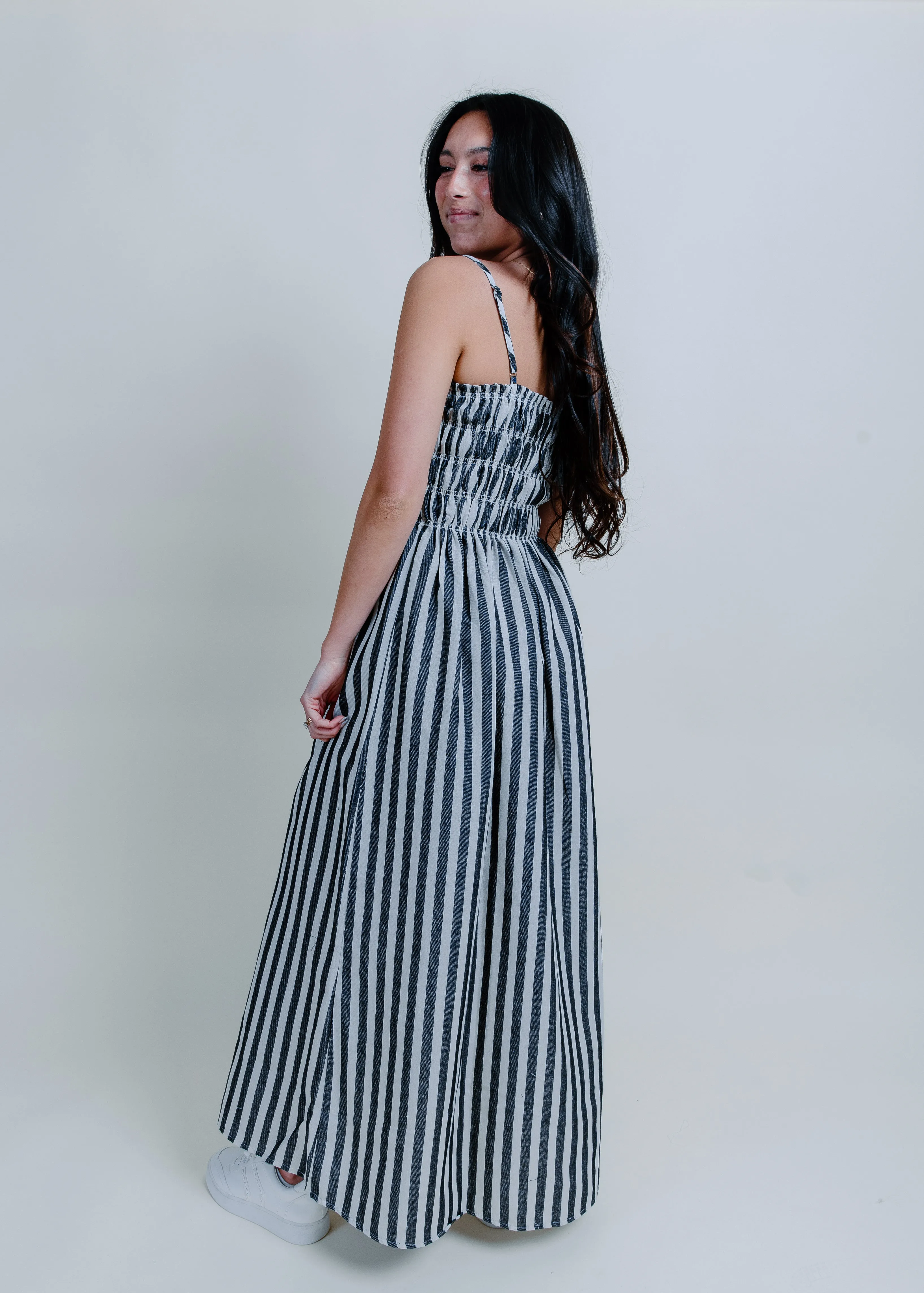 Sun And Sand Striped Maxi Dress
