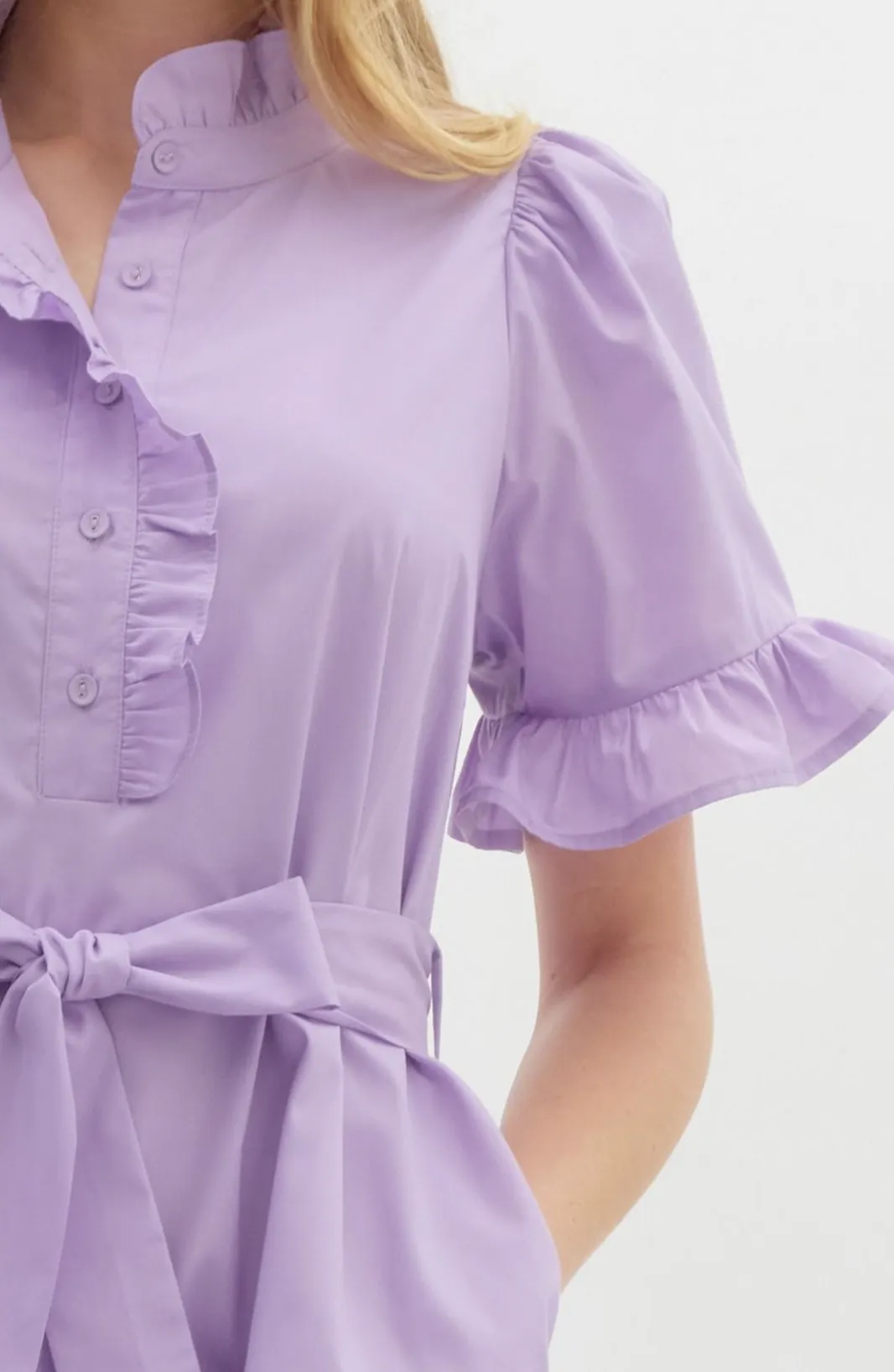 sunni ruffle dress