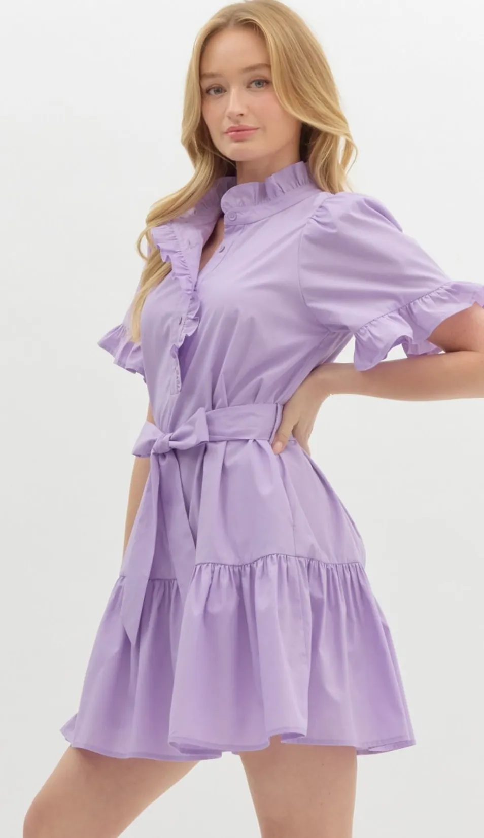 sunni ruffle dress