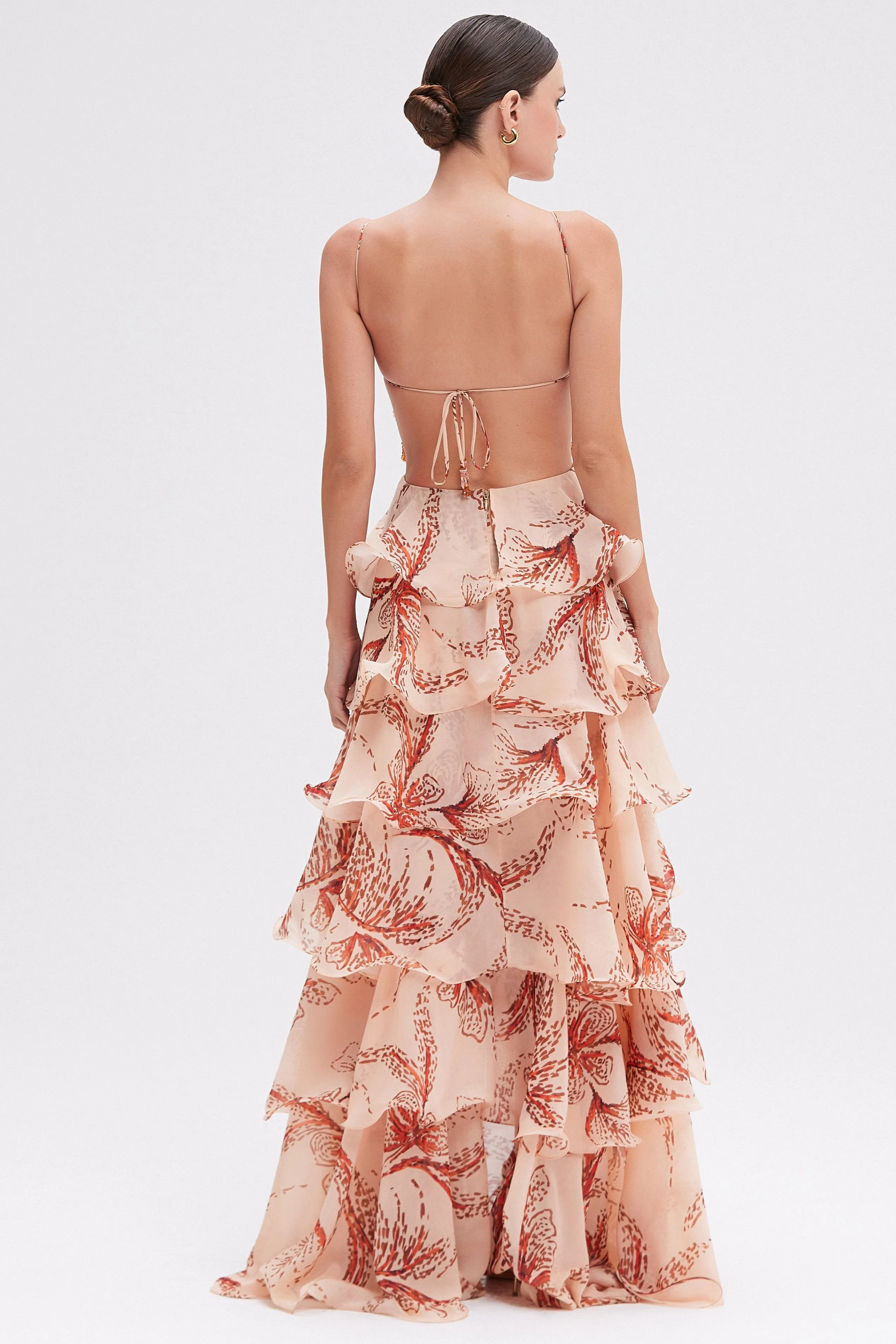 SUNSET BUTTERFLY MAXI DRESS (RUNWAY)