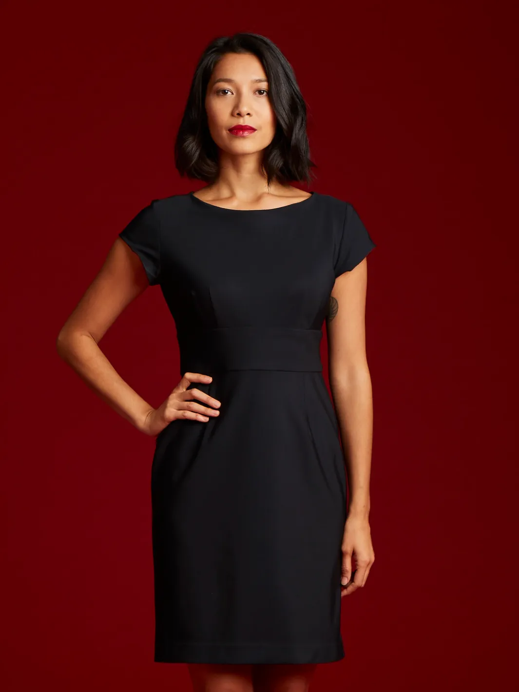 The Rachel - Silk Detailed Dress