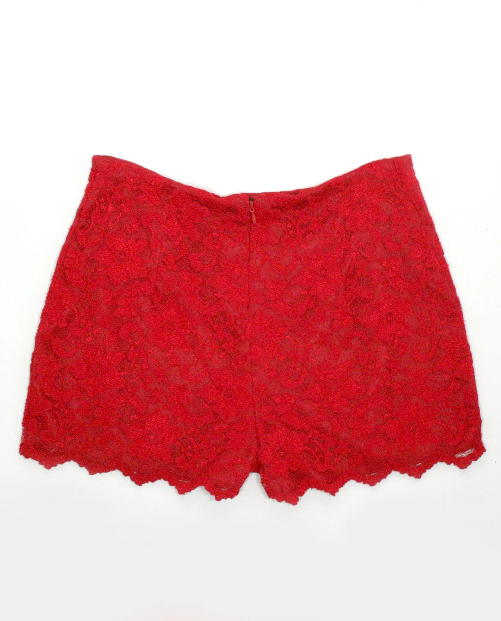 Vintage - Look Red Laced Short Pants