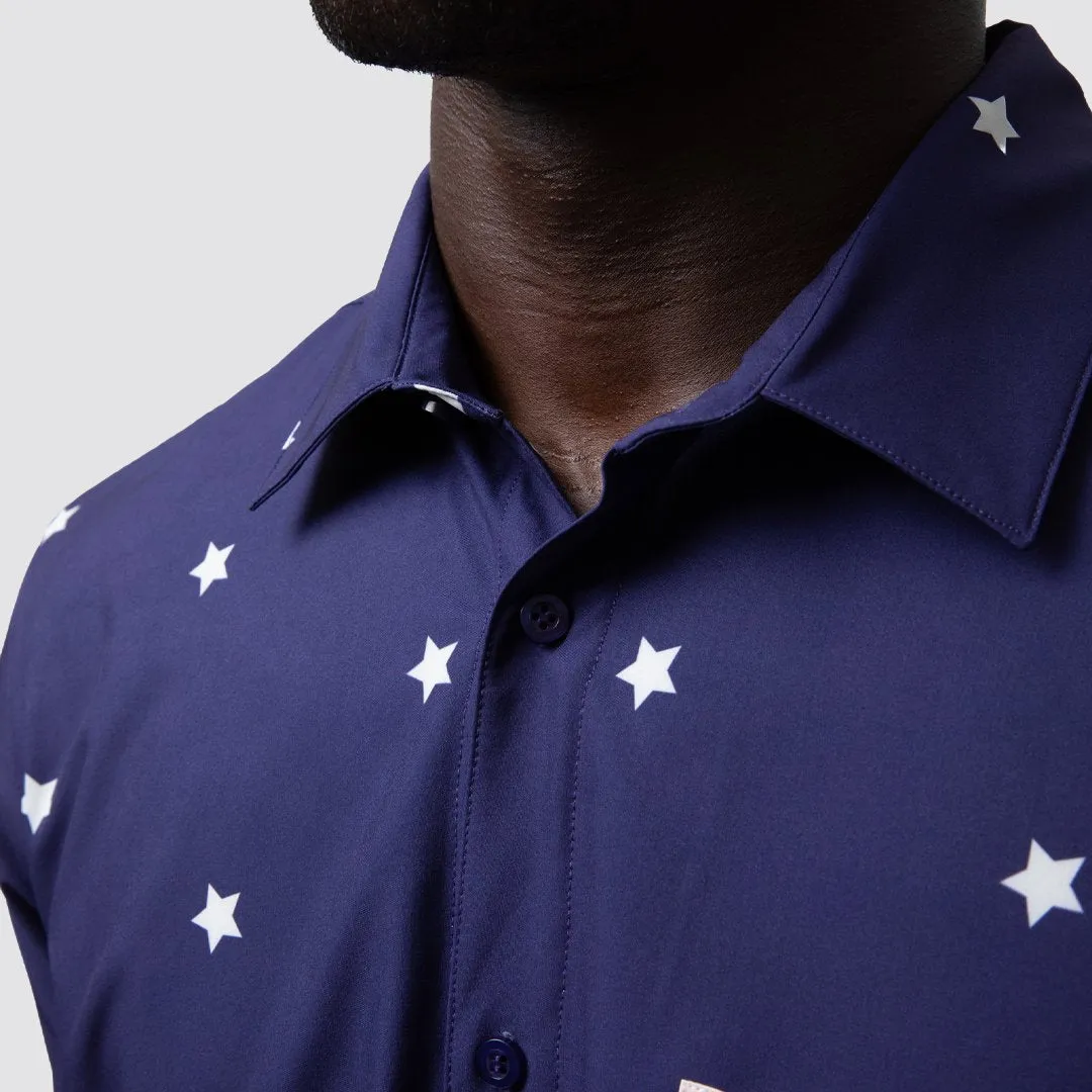 Voyager Button Up (Star and Stripes)