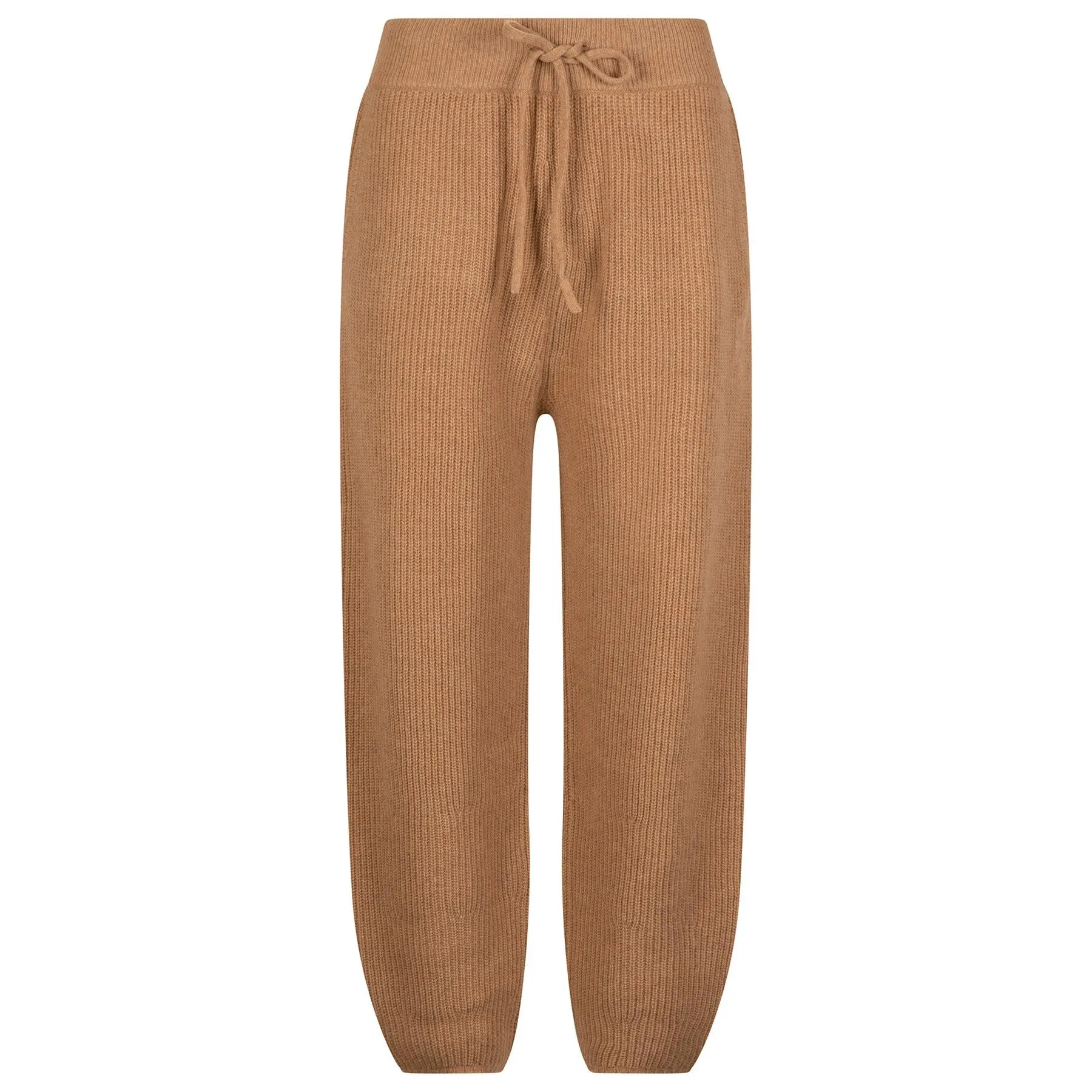 Womens Cashmere Ankle Pants Camel - 2025
