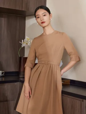 YAYING Belted Dress