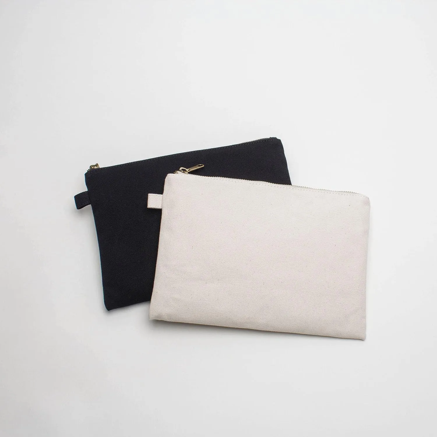 Zipper Pouch Storage Bag Simple and Stylish Women's Cosmetic and Travel Bag (Beige-basic-5)