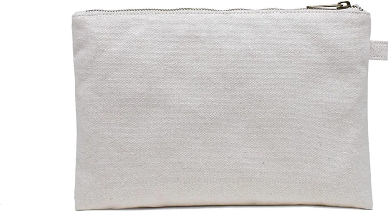 Zipper Pouch Storage Bag Simple and Stylish Women's Cosmetic and Travel Bag (Beige-basic-5)